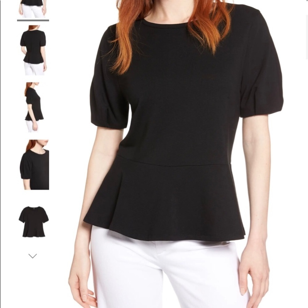 Halogen Peplum Top